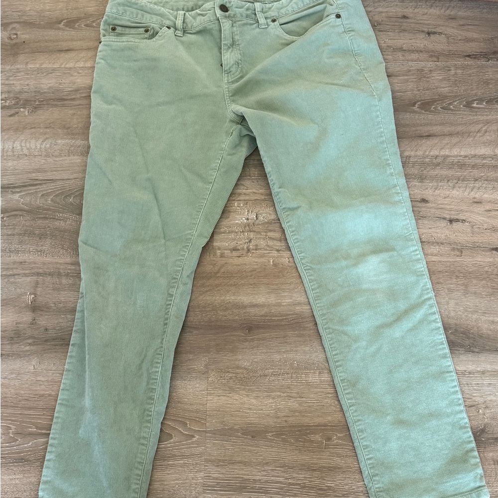 Vineyard Vines Light Green Corduroy Pants